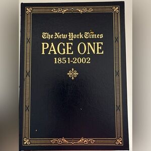 📰 The New York Times: Page One 1851 – 2002